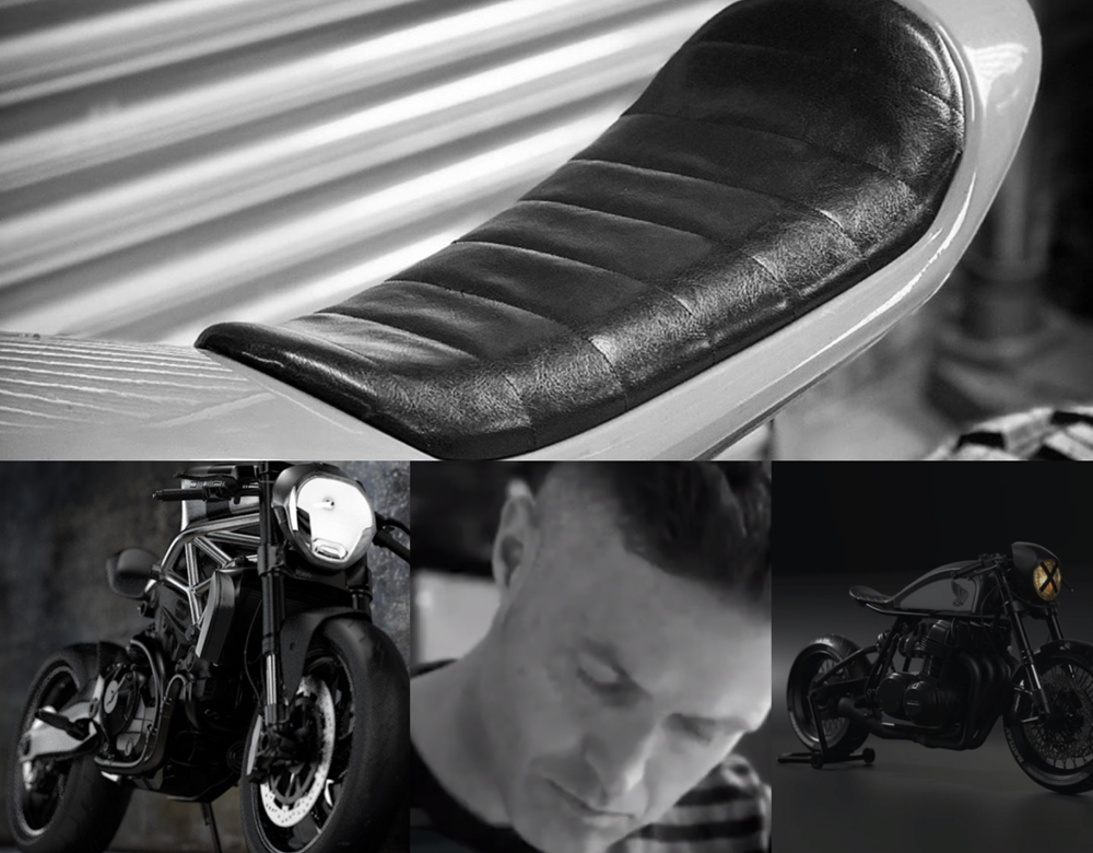 Leather and motorcycles are extensions of each other