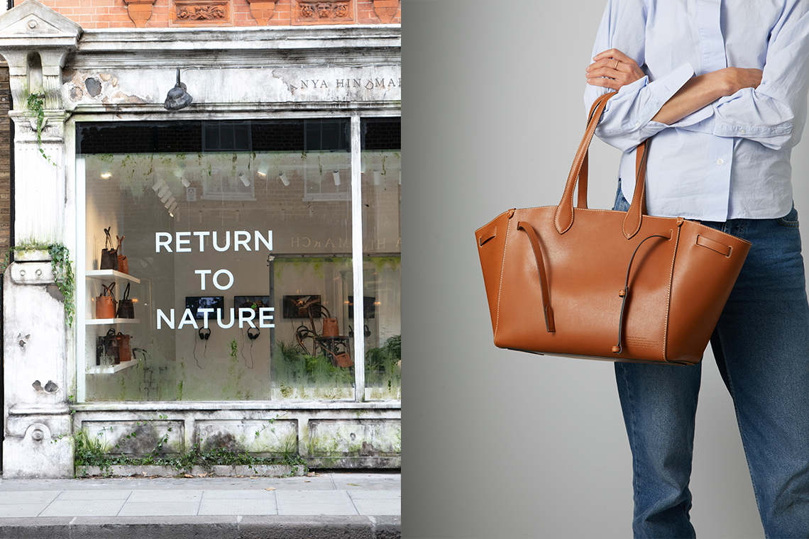 Anya Hindmarch Return to Nature Leather Tote Bag